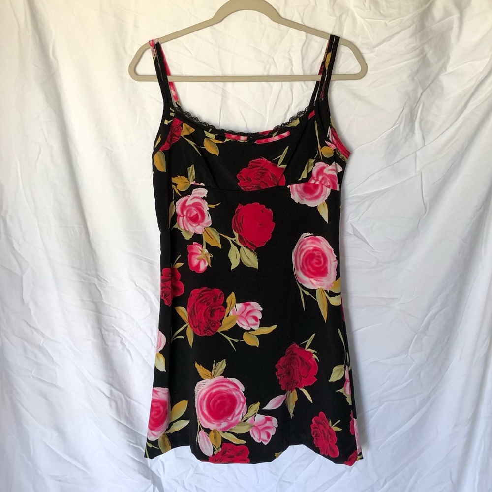 Vintage 90s floral mini dress